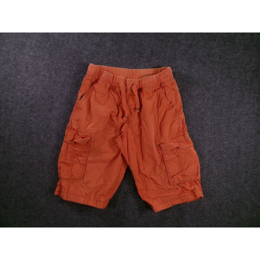 Circo Cargo Shorts Youth XL 16 Orange Cotton Elastic Waist Pockets Everyday
